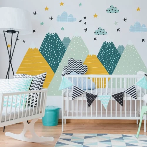 Ambiance Sticker Stickers Enfant Montagnes Scandinaves Ziska 40x60cm 5 Ambiance Sticker Stickers Enfant Montagnes Scandinaves Ziska 40x60cm – Image 3