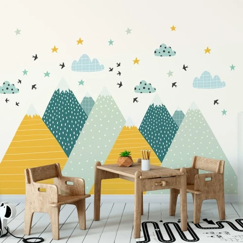 Ambiance Sticker Stickers Enfant Montagnes Scandinaves Ziska 40x60cm 7 Ambiance Sticker Stickers Enfant Montagnes Scandinaves Ziska 40x60cm – Image 5