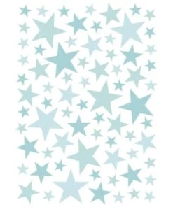 Lilipinso Stickers étoiles En Vinyle Mat Rose -Boutique KidKraft stickers etoiles en vinyle mat bleu turquoise basique 2