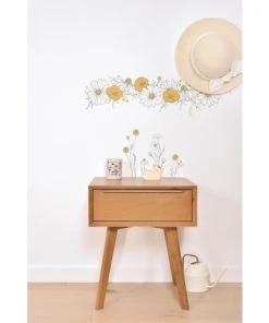 Lilipinso Stickers Fleurs En Vinyle Mat Jaune Moutarde -Boutique KidKraft stickers fleurs en vinyle mat jaune moutarde 1
