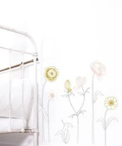 Lilipinso Stickers Fleurs En Vinyle Mat Rose 108x52 Cm -Boutique KidKraft stickers fleurs en vinyle mat rose 108x52 cm 2