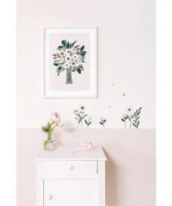 Lilipinso Stickers Fleurs En Vinyle Mat Rose -Boutique KidKraft stickers fleurs en vinyle mat rose 3