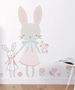 Lilipinso Stickers Lapin En Vinyle Mat Rose 58x90 Cm -Boutique KidKraft stickers lapin en vinyle mat rose 58x90 cm 2