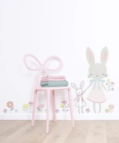 Lilipinso Stickers Lapin En Vinyle Mat Rose 58x90 Cm -Boutique KidKraft stickers lapin en vinyle mat rose 58x90 cm 3