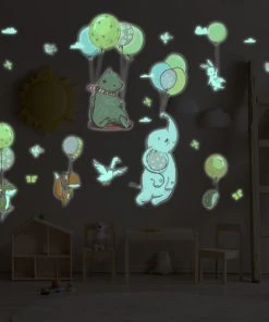 Ambiance Sticker Stickers Mural Phosphorescents Lumineux Animaux 120x90cm -Boutique KidKraft stickers mural phosphorescents lumineux animaux 120x90cm 8