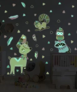 Ambiance Sticker Stickers Mural Phosphorescents Lumineux Animaux 65x50cm 11 Ambiance Sticker Stickers Mural Phosphorescents Lumineux Animaux 65x50cm -Boutique KidKraft stickers mural phosphorescents lumineux animaux 65x50cm 12