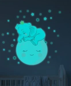 Ambiance Sticker Stickers Mural Phosphorescents Lumineux Enfant 150x110cm