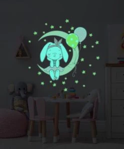 Ambiance Sticker Stickers Mural Phosphorescents Lumineux Lapin 85x80cm 13 Ambiance Sticker Stickers Mural Phosphorescents Lumineux Lapin 85x80cm -Boutique KidKraft stickers mural phosphorescents lumineux lapin 85x80cm 4