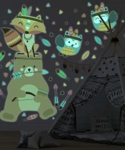 Ambiance Sticker Stickers Mural Phosphorescents Lumineux Ourson 120x90cm -Boutique KidKraft stickers mural phosphorescents lumineux ourson 120x90cm 3