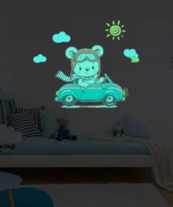 Ambiance Sticker Stickers Mural Phosphorescents Lumineux Ourson 50x60cm -Boutique KidKraft stickers mural phosphorescents lumineux ourson 50x60cm 2