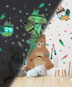 Ambiance Sticker Stickers Mural Phosphorescents Lumineux Ourson 95x70cm -Boutique KidKraft stickers mural phosphorescents lumineux ourson 95x70cm 1