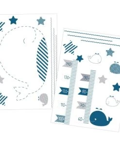 Sauthon Stickers Muraux 70x50cm En Adhésif Blanc