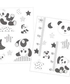 Sauthon Stickers Muraux 70x50cm En Adhésif Gris