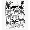 Lilipinso Stickers Muraux Animaux Sauvages En Vinyle Mat Noir -Boutique KidKraft stickers muraux animaux sauvages en vinyle mat noir