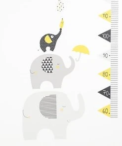 Sauthon Stickers Muraux Eléphant 70x50cm En Papier Gris -Boutique KidKraft stickers muraux elephant 70x50cm en papier gris 2