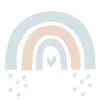 Decochic Stickers Muraux En Vinyle Arc En Ciel Bleu At Beige -Boutique KidKraft stickers muraux en vinyle arc en ciel bleu at beige
