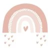 Decochic Stickers Muraux En Vinyle Arc En Ciel Rose Et Beige -Boutique KidKraft stickers muraux en vinyle arc en ciel rose et beige