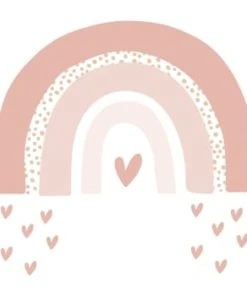 Decochic Stickers Muraux En Vinyle Arc En Ciel Rose Et Beige -Boutique KidKraft stickers muraux en vinyle arc en ciel rose et beige rainbows1 1