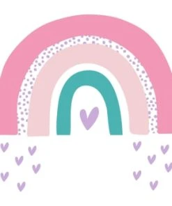 Decochic Stickers Muraux En Vinyle Arc En Ciel Pêche Et Vert 13 Decochic Stickers Muraux En Vinyle Arc En Ciel Pêche Et Vert -Boutique KidKraft stickers muraux en vinyle arc en ciel rose et lilas