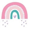 Decochic Stickers Muraux En Vinyle Arc En Ciel Rose Et Lilas -Boutique KidKraft stickers muraux en vinyle arc en ciel rose et lilas 3