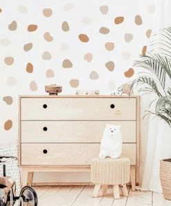 Decochic Stickers Muraux En Vinyle Cailloux Marron Et Beige -Boutique KidKraft stickers muraux en vinyle cailloux marron et beige 1
