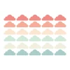 Decochic Stickers Muraux En Vinyle Nuages Pêche Et Vert 1 Decochic Stickers Muraux En Vinyle Nuages Pêche Et Vert -Boutique KidKraft stickers muraux en vinyle nuages peche et vert
