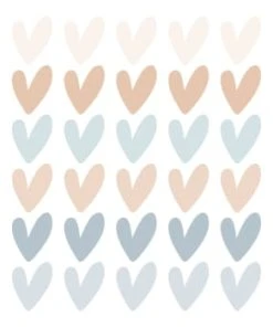 Decochic Stickers Muraux En Vinyle Petits Coeurs Bleu Et Beige 9 Decochic Stickers Muraux En Vinyle Petits Coeurs Bleu Et Beige -Boutique KidKraft stickers muraux en vinyle petits coeurs bleu et beige rainbows3 3