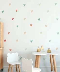 Decochic Stickers Muraux En Vinyle Petits Coeurs Pêche Et Vert 9 Decochic Stickers Muraux En Vinyle Petits Coeurs Pêche Et Vert -Boutique KidKraft stickers muraux en vinyle petits coeurs peche et vert 4