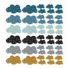 Decochic Stickers Muraux En Vinyle Petits Nuages Bleu Et Moutarde 1 Decochic Stickers Muraux En Vinyle Petits Nuages Bleu Et Moutarde -Boutique KidKraft stickers muraux en vinyle petits nuages bleu et moutarde