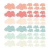 Decochic Stickers Muraux En Vinyle Petits Nuages Pêche Et Vert -Boutique KidKraft stickers muraux en vinyle petits nuages peche et vert