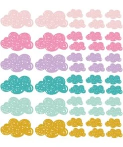 Decochic Stickers Muraux En Vinyle Petits Nuages Rose Et Lilas -Boutique KidKraft stickers muraux en vinyle petits nuages rose et lilas clouds 2