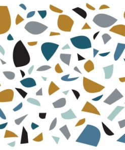 Decochic Stickers Muraux En Vinyle Terrazzo Rose Et Lilas -Boutique KidKraft stickers muraux en vinyle terrazzo bleu et moutarde terrazzo 4