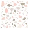 Decochic Stickers Muraux En Vinyle Terrazzo Rose Et Gris Tourterelle -Boutique KidKraft stickers muraux en vinyle terrazzo rose et gris tourterelle