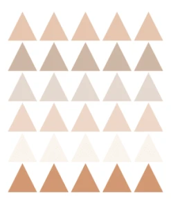Decochic Stickers Muraux En Vinyle Triangles Marron Et Beige -Boutique KidKraft stickers muraux en vinyle triangles marron et beige triangles1 1