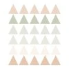 Decochic Stickers Muraux En Vinyle Triangles Vert Et Beige -Boutique KidKraft stickers muraux en vinyle triangles vert et beige