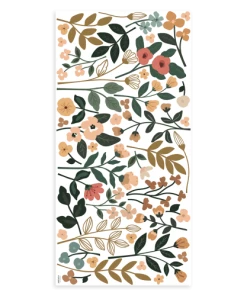 Lilipinso Stickers Muraux Grandes Fleurs Colorées En Vinyle Mat Multicolore