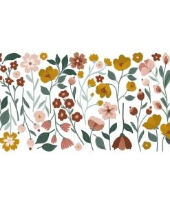 Lilipinso Stickers Muraux Grandes Fleurs En Vinyle Mat Multicolore