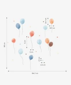 Lilipinso Stickers Muraux Grands Ballons En Vinyle Mat Multicolore -Boutique KidKraft stickers muraux grands ballons en vinyle mat multicolore 2