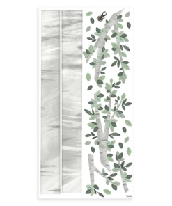 Lilipinso Stickers Muraux Le Grand Arbre En Vinyle Mat Gris