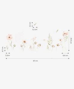 Lilipinso Stickers Muraux Les Coquelicots En Vinyle Mat Multicolore -Boutique KidKraft stickers muraux les coquelicots en vinyle mat multicolore 1