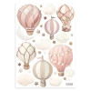 Lilipinso Stickers Muraux Les Montgolfières En Vinyle Mat Rose -Boutique KidKraft stickers muraux les montgolfieres en vinyle mat rose
