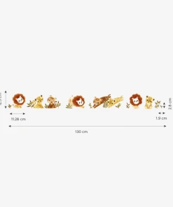 Lilipinso Stickers Muraux Lions Guépards Tigres En Vinyle Mat Multicolore 7 Lilipinso Stickers Muraux Lions Guépards Tigres En Vinyle Mat Multicolore -Boutique KidKraft stickers muraux lions guepards tigres en vinyle mat multicolore 1