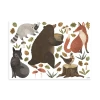 Lilipinso Stickers Muraux Ours Et Ses Amis En Vinyle Mat Marron -Boutique KidKraft stickers muraux ours et ses amis en vinyle mat marron