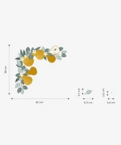 Lilipinso Stickers Muraux Poires Et Feuillages En Vinyle Mat Multicolore 7 Lilipinso Stickers Muraux Poires Et Feuillages En Vinyle Mat Multicolore -Boutique KidKraft stickers muraux poires et feuillages en vinyle mat multicolore 1