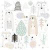 Decochic Stickers Mureaux En Vinyle Animaux De La Forêt Verte 2 Decochic Stickers Mureaux En Vinyle Animaux De La Forêt Verte -Boutique KidKraft stickers mureaux en vinyle animaux de la foret verte