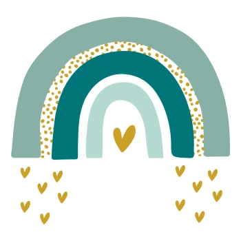 Decochic Stickers Mureaux En Vinyle Arc En Ciel Bleu Et Gris 8 Decochic Stickers Mureaux En Vinyle Arc En Ciel Bleu Et Gris – Image 6