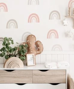 Decochic Stickers Mureaux En Vinyle Arcs En Ciel Rose Et Gris Tourterelle 9 Decochic Stickers Mureaux En Vinyle Arcs En Ciel Rose Et Gris Tourterelle -Boutique KidKraft stickers mureaux en vinyle arcs en ciel rose et gris tourterelle 1