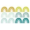 Decochic Stickers Mureaux En Vinyle Arcs En Ciel Vert Et Moutarde -Boutique KidKraft stickers mureaux en vinyle arcs en ciel vert et moutarde 4