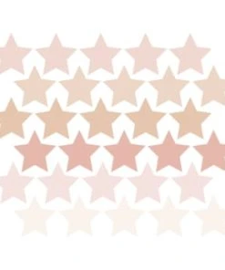 Decochic Stickers Mureaux En Vinyle étoiles Rose Et Beige -Boutique KidKraft stickers mureaux en vinyle etoiles rose et beige stars1 1