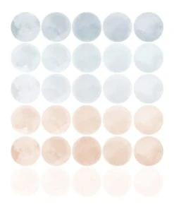 Decochic Stickers Mureaux En Vinyle Rondes Aquarelle Marron Et Beige -Boutique KidKraft stickers mureaux en vinyle rondes aquarelle bleu et beige circles3